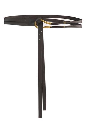 Petit Moments Double Row Belt in Chocolate/Gold at Nordstrom