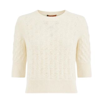 Ermanno Scervino Trui - Dames - Truien - Beige - Maat: L