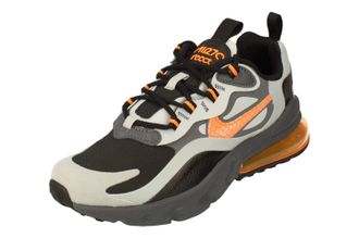 Nike Air Max 270 React Winter GS Running Trainers BQ4760 Sneakers Shoes (UK 5 US 5.5Y EU 38, Black Total Orange Grey 001)