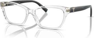 Tiffany & Co. 54mm Rectangle optical glasses in Transparent at Nordstrom