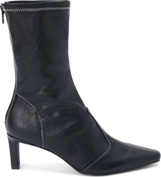 Matisse Footwear Womens Clara Snip Toe Zippered Boots In Black