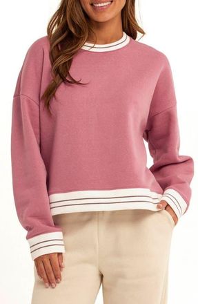 Threads 4 Thought Triblend Fleece Sweatshirt in Wild Rose /Twilight at Nordstrom, Size X-Large