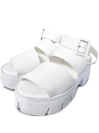 Gloria Coelho Sandali con fibbia - Bianco