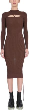 Andreadamo Dress With Cut Out Detail