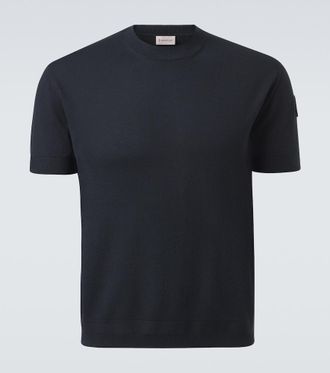Moncler Silk and cotton T-shirt