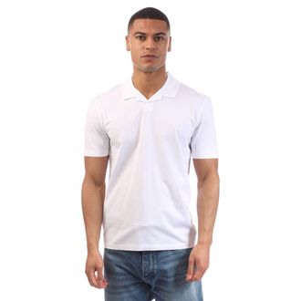 HUGO BOSS Hugo Mens Dimerspolo Poloshirt (Wit)
