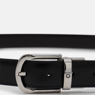 Montblanc Mens Belts Black _le