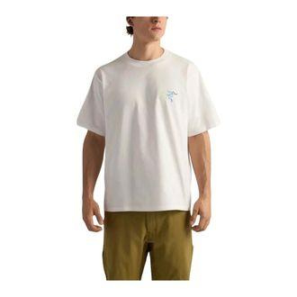 Arc'teryx Kragg Cotton Logo Shirt SS - Tops - Hombre - Blanco - XL