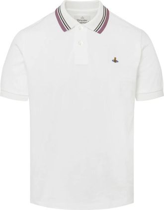 Vivienne Westwood Classic Polo - Heren - Polos - Wit - 2XL - Katoen - Tops