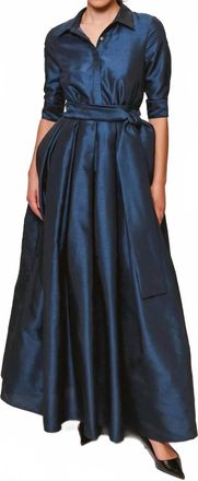 Hutch Jordana Maxi Dress In Navy