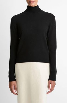 Vince Turtleneck Cashmere Sweater in Black at Nordstrom, Size Xx-Small