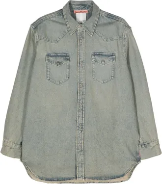Acne Studios washed-denim shirt - unisex - Cotton - S - Blue