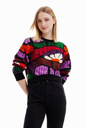 Desigual Emma Sweater 22WWSK39 AW22 New Season Black