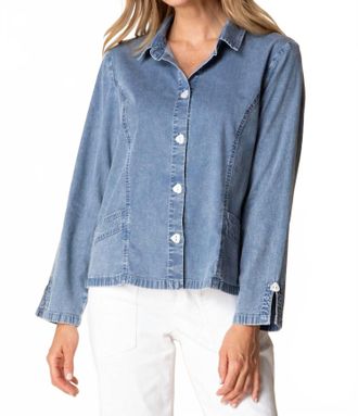 Habitat Stretch Cafe Shirt In Light Denim