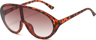 Generic Large Frame Mens Sports Sunglasses Outdoor Womens Vacation Commuter Sun Glasses(Multi-colored)