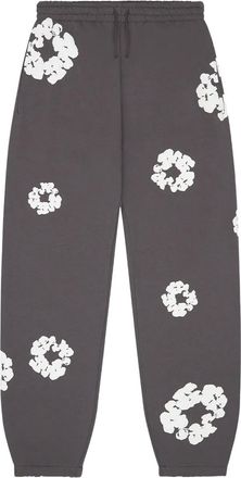 Denim Tears Pantaloni sportivi Cotton Wreath con coulisse - Grigio