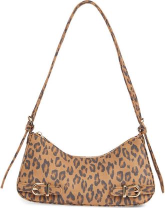 Madden Girl Leopard Faux Suede Shoulder Bag at Nordstrom Rack