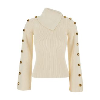 Elisabetta Franchi Donna, Maglie, Bianco, M, new
