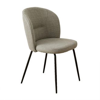 Kenay Home Silla tapizado gris 54 x 81 cm