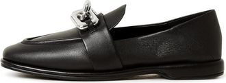 Cesare Gaspari Luxueuze Platform Loafers - Dames - Loafers - Zwart - 39 EU - Leer - Schoenen