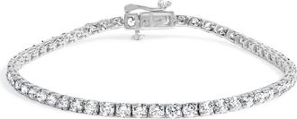 House of Brilliance 14K Gold 5.0 Cttw Lab Grown Diamond Tennis Bracelet in White at Nordstrom