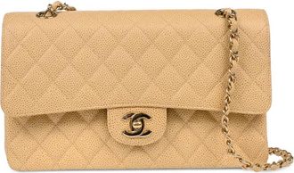 Chanel Borsa a spalla Double Flap media 2002 - Toni neutri