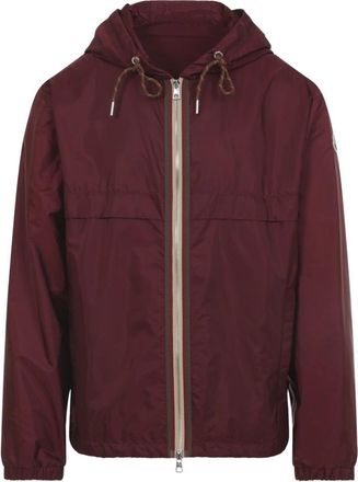 Moncler Nidge Hooded Jacket - Heren - Zomerjassen - Rood - XL - Nylon - Jassen