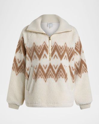 Varley Henrik Half-Zip Sherpa Pullover