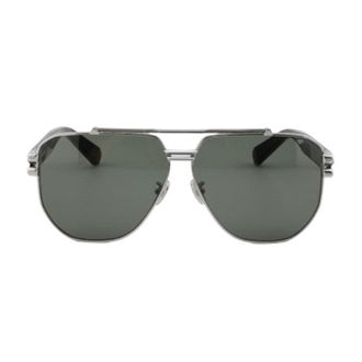 Philipp Plein SPP1850K07 Square Full Rim Sunglasses - Silver