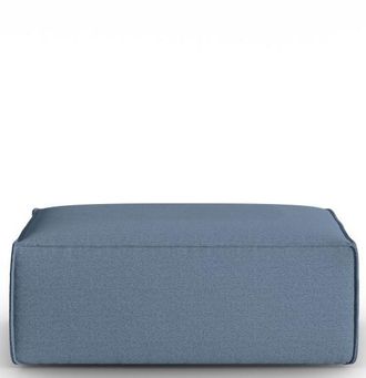 BLOOMINGLOFT Design Sitzpouf Mackay 100 x 69 cm, Strukturstoff