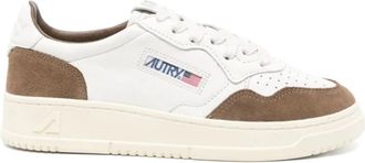 Autry Medalist Low Sneakers - Dames - Sneakers - Bruin - 37 EU - Katoen - Schoenen