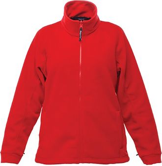 Regatta Professional Womens Thor 300 Zip Through Fleece 10 Classic Red