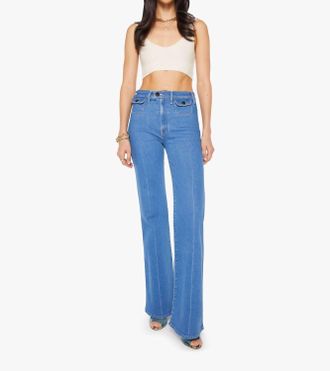 Mother Pocket Flap Hustler Roller Heel Pants In This Is Just My Day Job