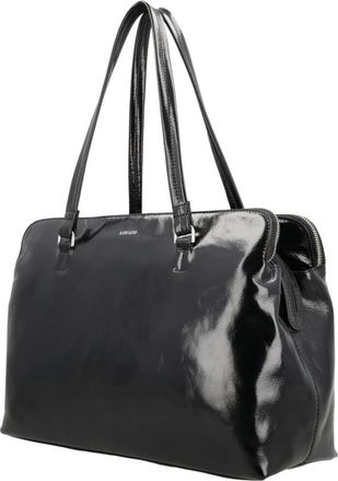 LouLou Essentiels Olivia Schoudertas - Dames - Schoudertassen - Zwart - ONE Size - Leer - Tassen