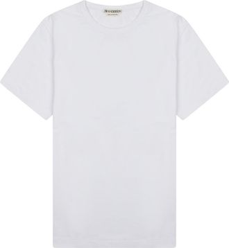 J.W.Anderson White Solid Crew Neck T-Shirt
