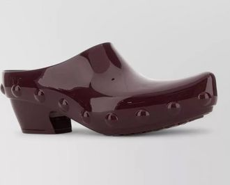Bottega Veneta rubber gondola mules chunky sole studs