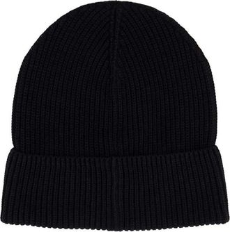 Moncler Caps & Mützen - Heren Logopatch Muts Zwart - Gr. ONE SIZE - in Schwarz - für Damen
