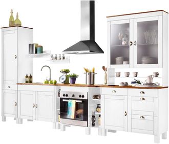 HOME AFFAIRE Küchenzeile »Oslo« Breite 350 cm, in 2 Tiefen, ohne E-Geräte