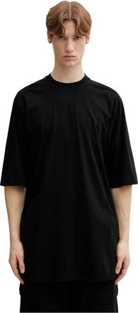 Rick Owens Jumbo SS T - Heren - Tops - Zwart - Maat: L Katoen