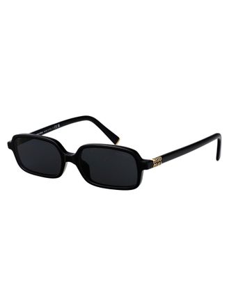 Miu Miu 0MU Black Acetate Sunglasses - Black