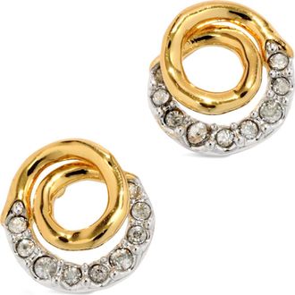 Alexis Bittar Solanales Crystal Spiral Stud Earrings in Crystals at Nordstrom