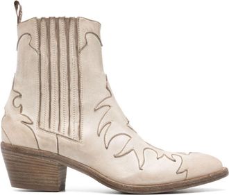 Sartore 65mm leather boots - women - Calf Leather/Calf Leather/Calf Leather - 39.5 - Neutrals