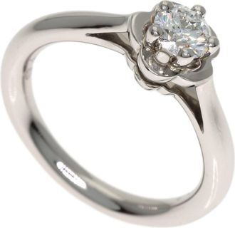 Chanel Platinum 950 Band Ring (Pre-Owned)