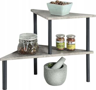 KESPER Estanter&iacute;a De Cocina Gris 53 X 38 X 38 Cm Moderna