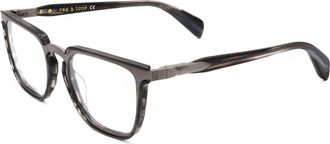 Rag & Bone Rag & Bone Mens 51mm Grey Horn Opticals
