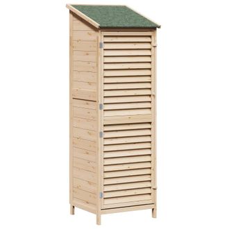 vidaXL Cobertizo De Jard&iacute;n Natural 59,5 X 56 X 176,5 Cm Vidaxl