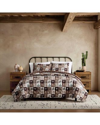 Wrangler Fall Western Patch Quilt Set