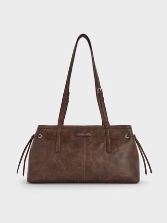 Charles & Keith Noane Elongated-Handle Shoulder Bag