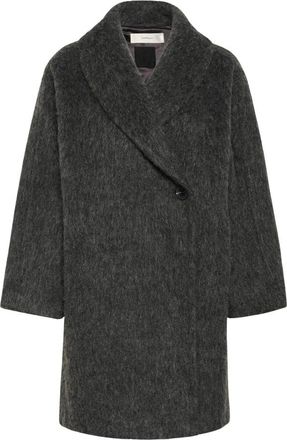 Inwear Vincent Jas - Dames - Mantel - Grijs - 2XS - Leer - Jassen