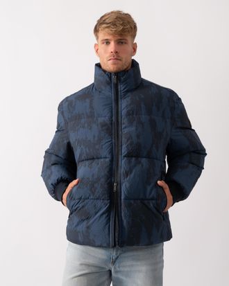 Boss Orange by Hugo Boss Mens Long Sleeve Jacket in Dark_Blue - Dark Blue Nylon - Size EU 48 (Mens)